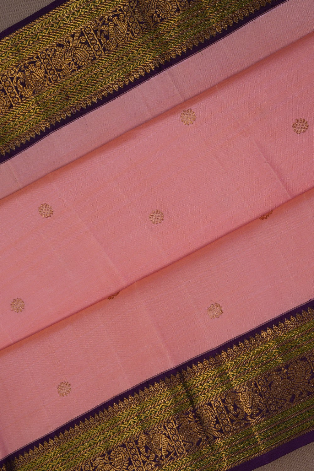 Image of Arani Silk Pink Saree