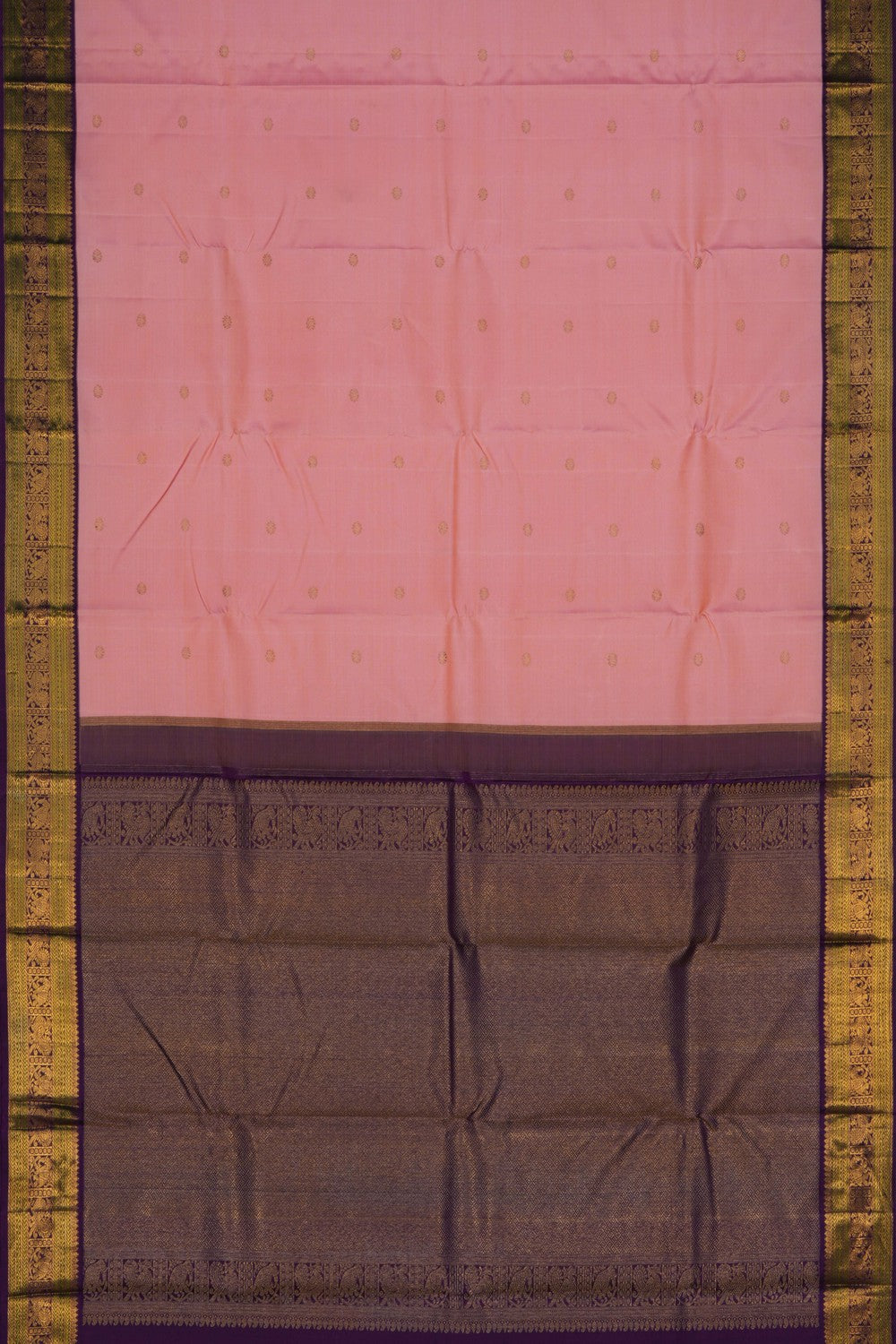 Arani Silk Pink Saree