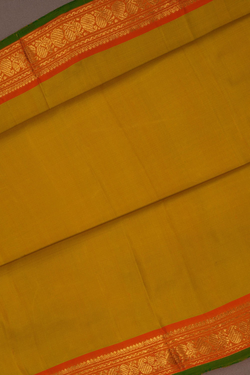 Image of Arani Silk Spring Yellow Saree