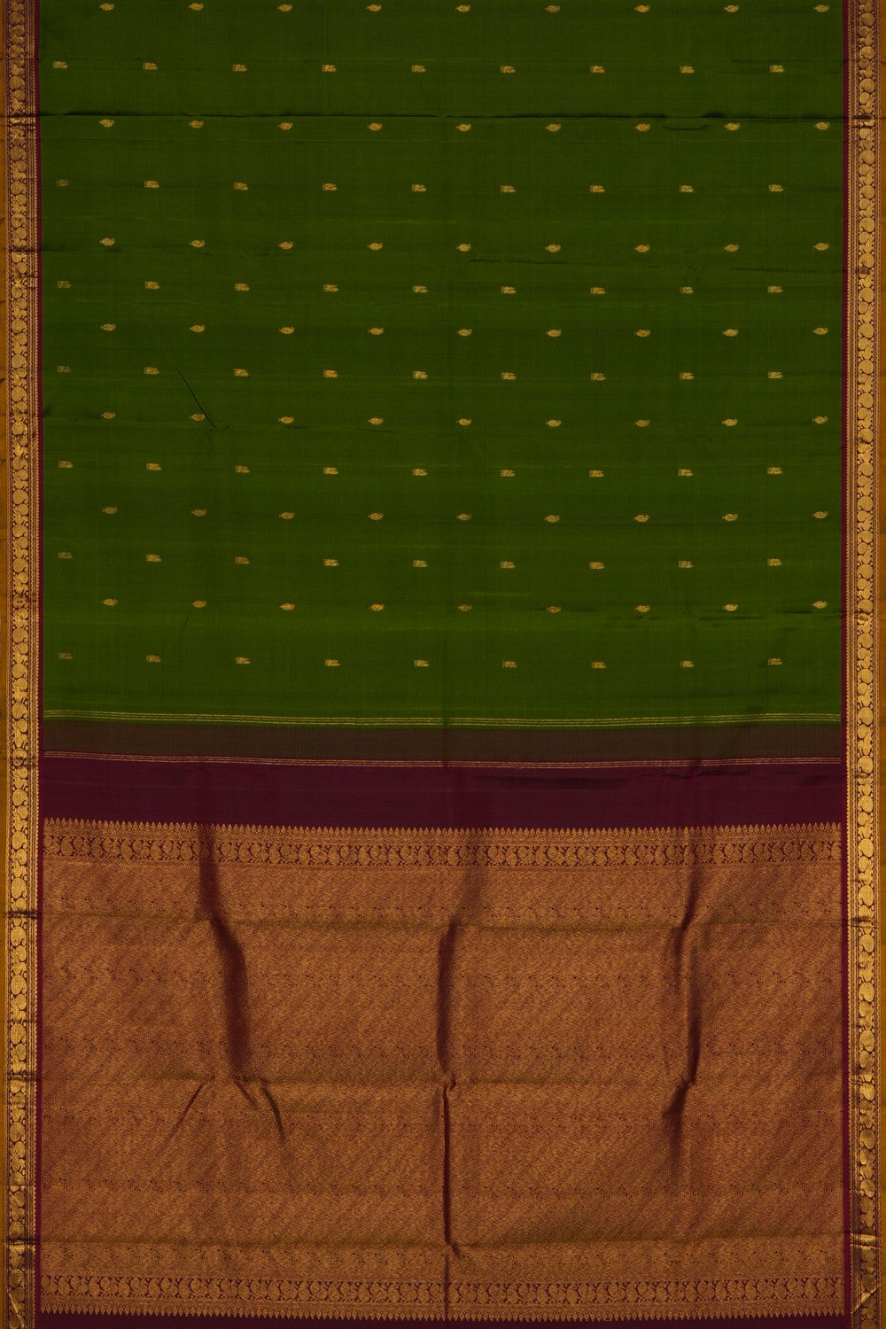 Arani Silk Green Saree