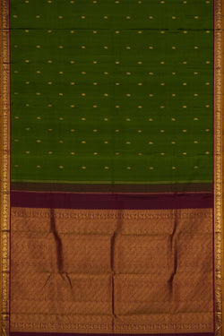 Image of Arani Silk Green Saree