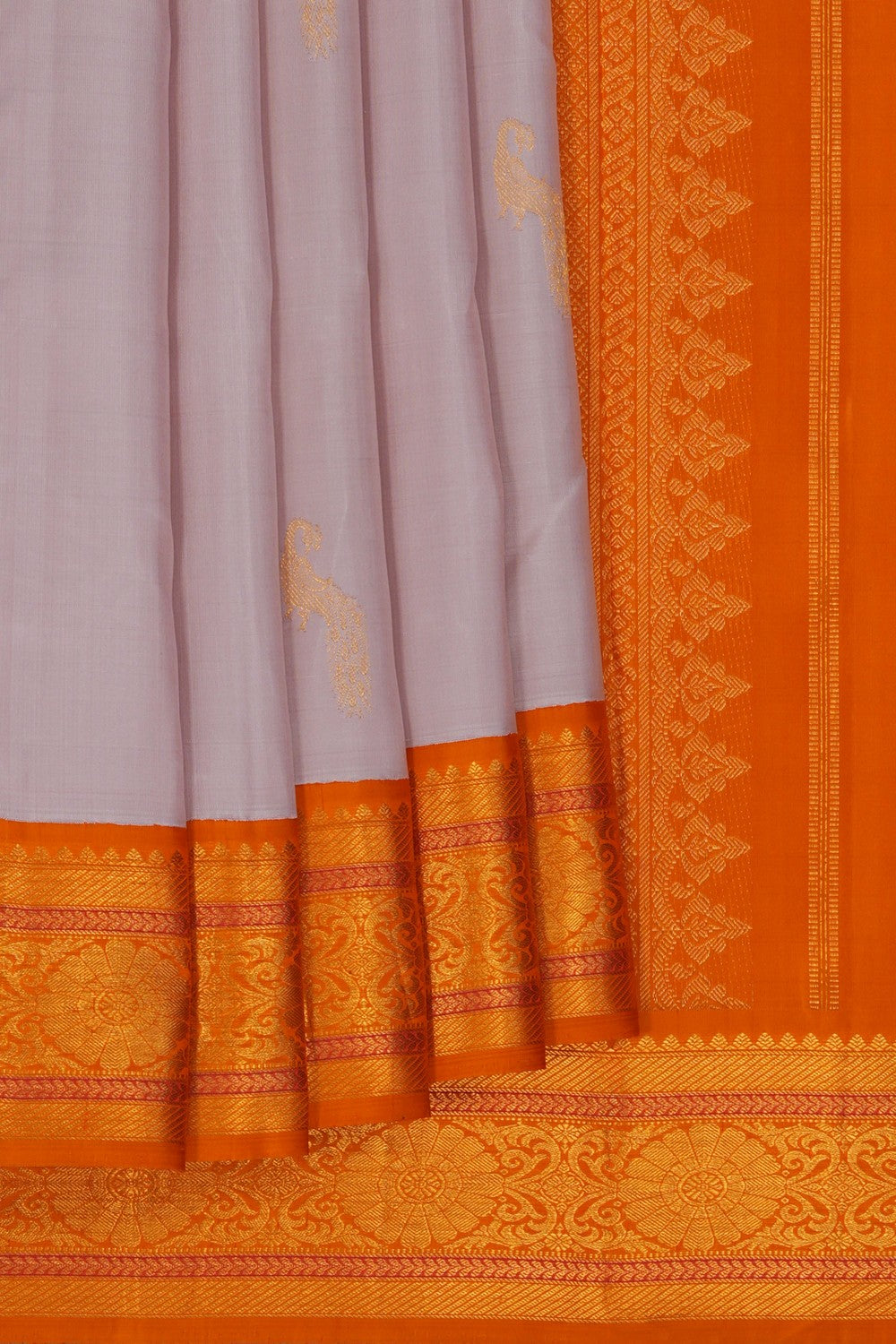 Image of Arani Silk Grey Saree