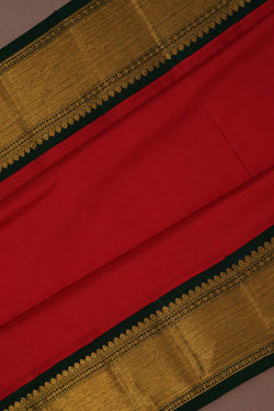Image of Arani Silk Red Saree