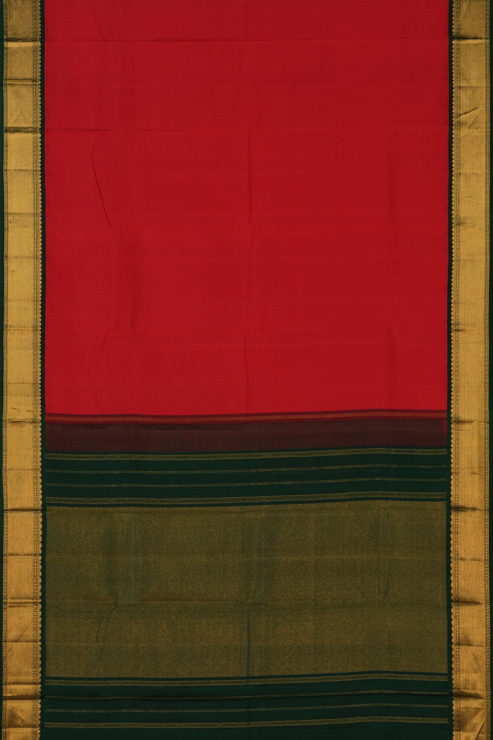 Arani Silk Red Saree