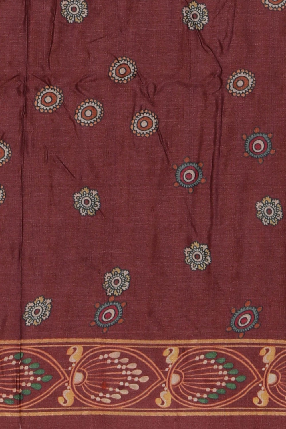 Image of Tussar Silk Patachitra Saree