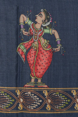 Image of Tussar Silk Patachitra Saree