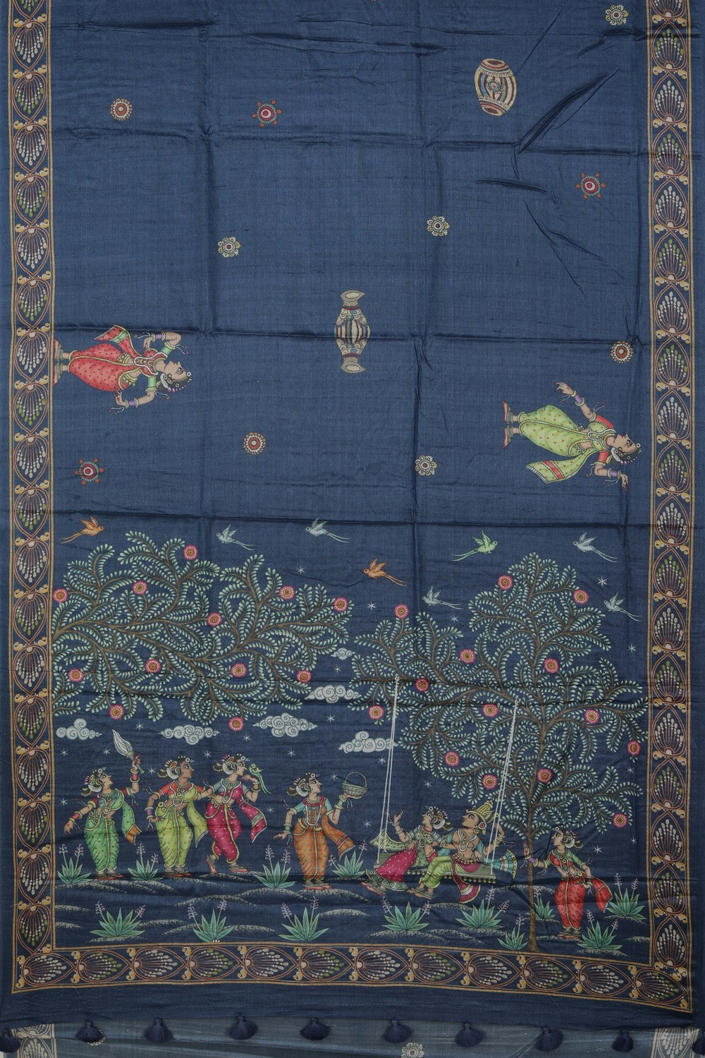 Tussar Silk Patachitra Saree