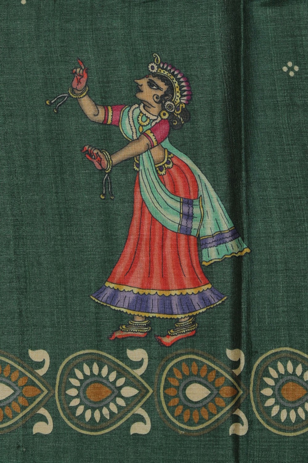 Tussar Silk Patachitra Saree