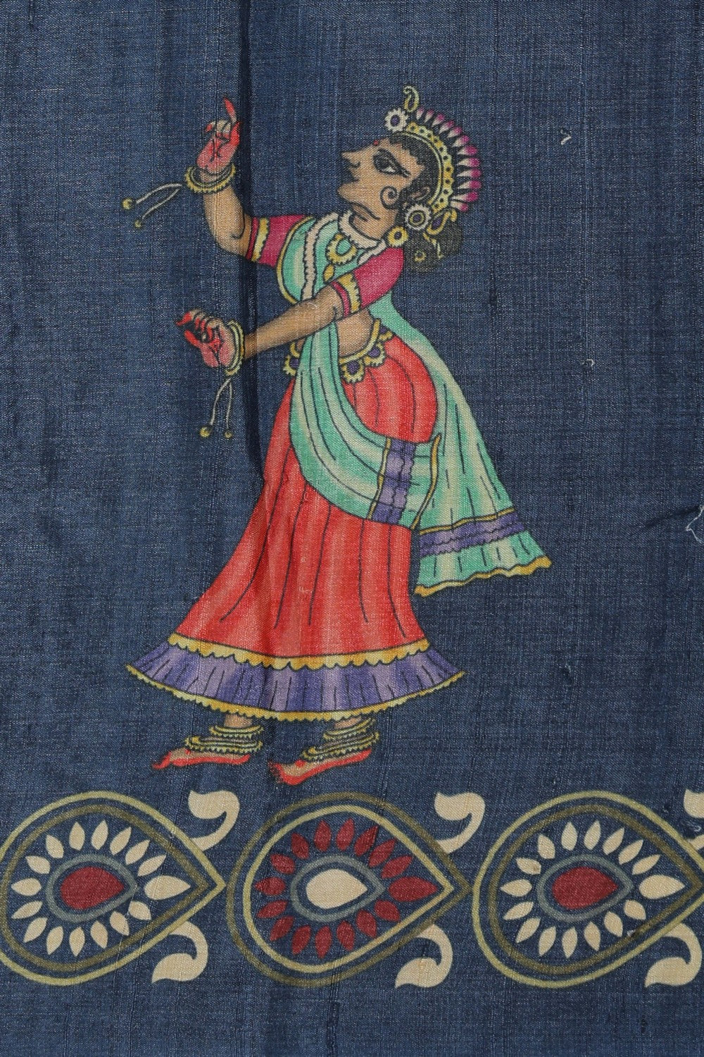 Image of Tussar Silk Patachitra Saree