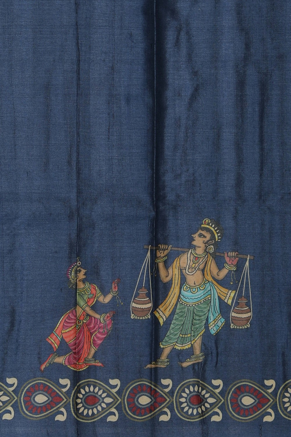 Image of Tussar Silk Patachitra Saree