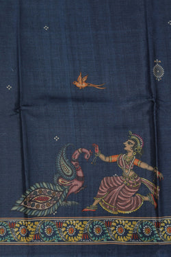 Image of Tussar Silk Patachitra Saree