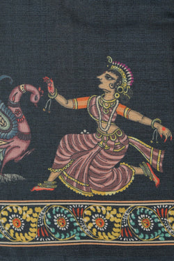 Image of Tussar Silk Patachitra Saree