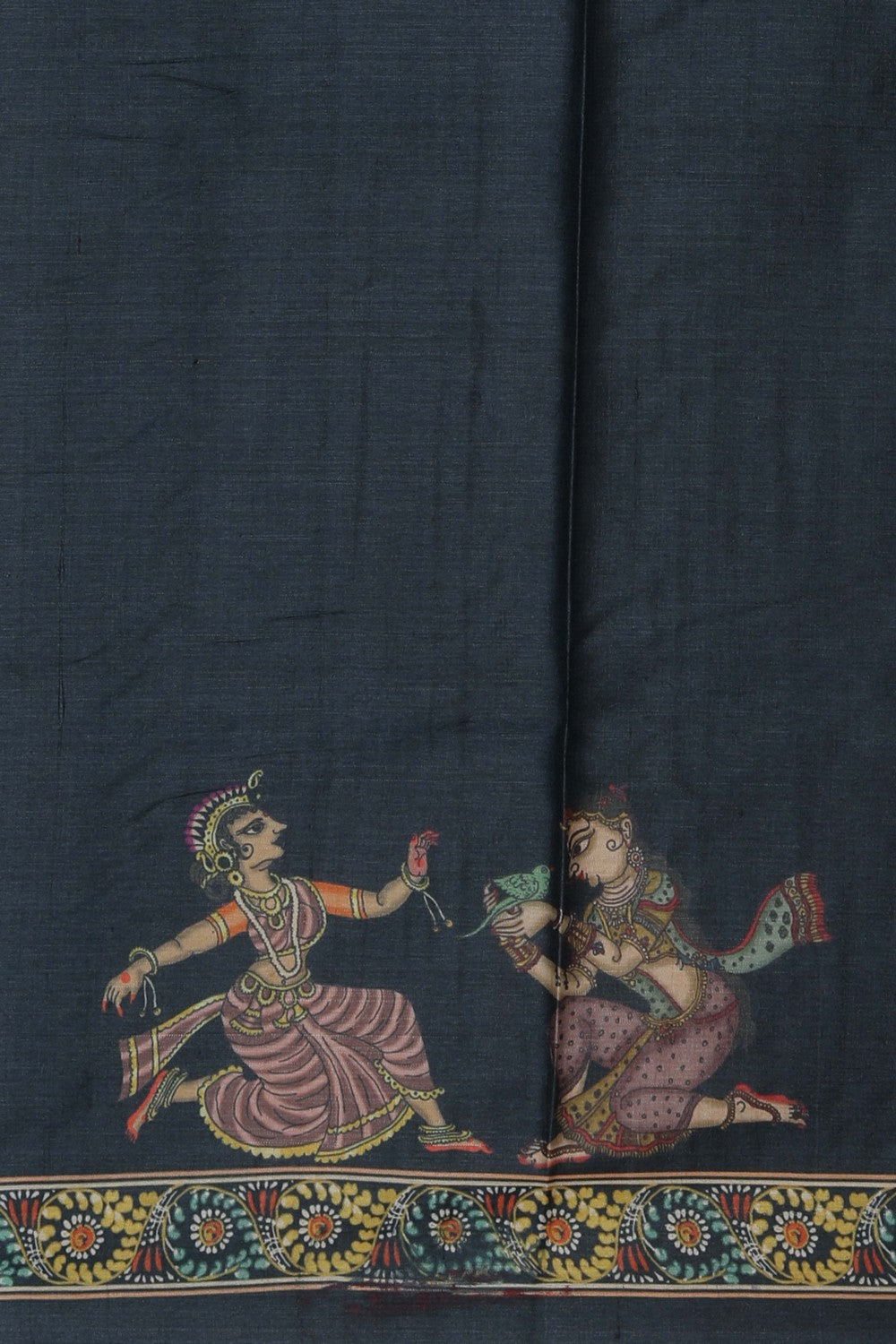 Image of Tussar Silk Patachitra Saree
