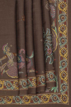 Image of Tussar Silk Patachitra Saree
