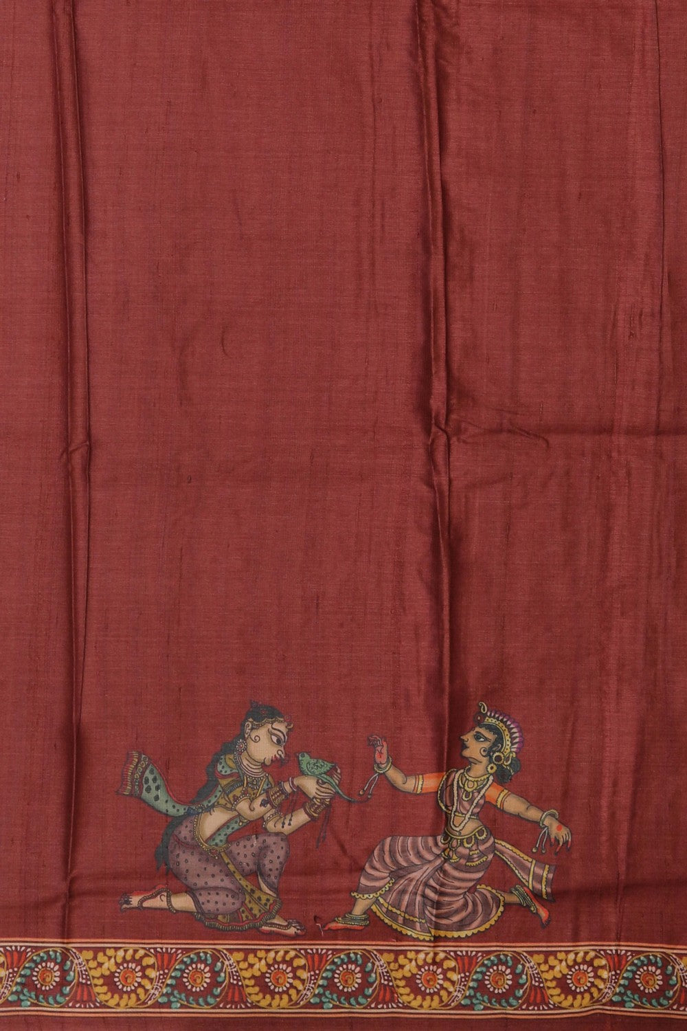 Tussar Silk Patachitra Saree