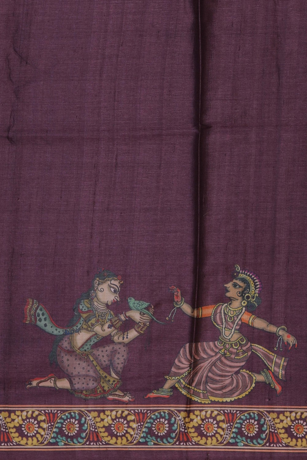 Image of Tussar Silk Patachitra Saree