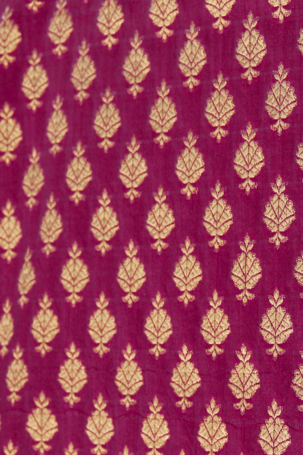 Image of Banarasi Silk Plum Pink Saree