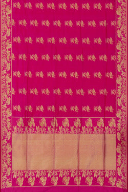 Image of Banarasi Silk Pink Saree