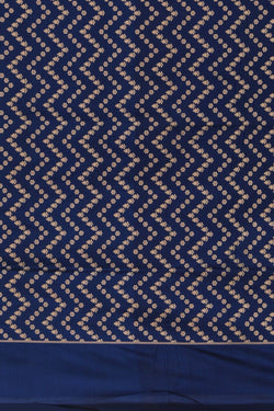Image of Banarasi Silk Royal Blue Saree