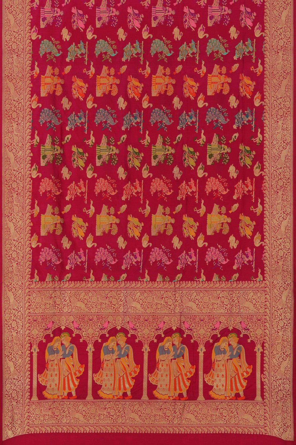 Banarasi Silk Pink Saree