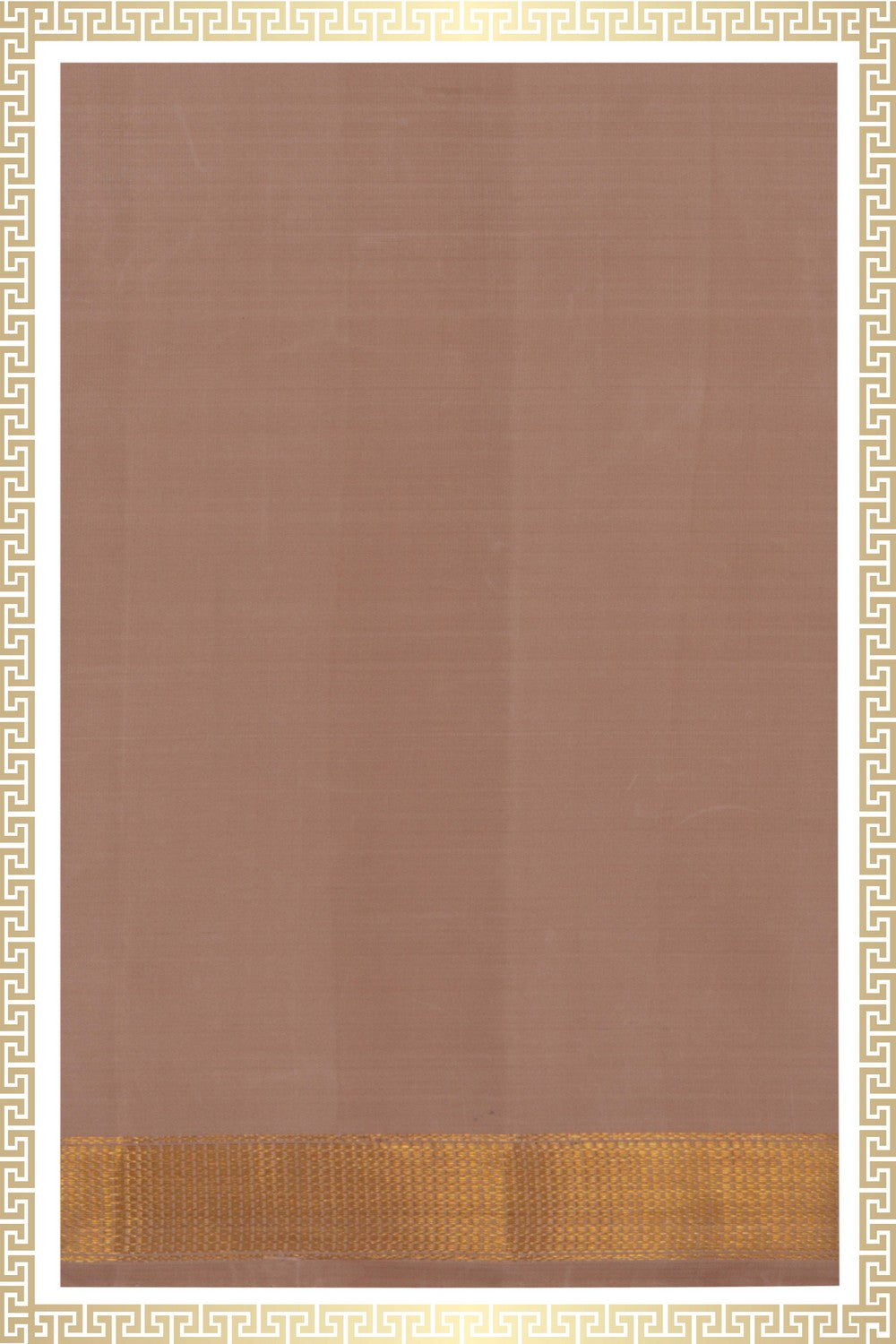 Image of Kanchi Silk Beige Dhoti With Kanduva (8 X 4) 3 Pcs Set