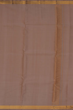 Image of Kanchi Silk Beige Dhoti With Kanduva (8 X 4) 3 Pcs Set