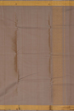 Image of Kanchi Silk Beige Dhoti With Kanduva (8 X 4)