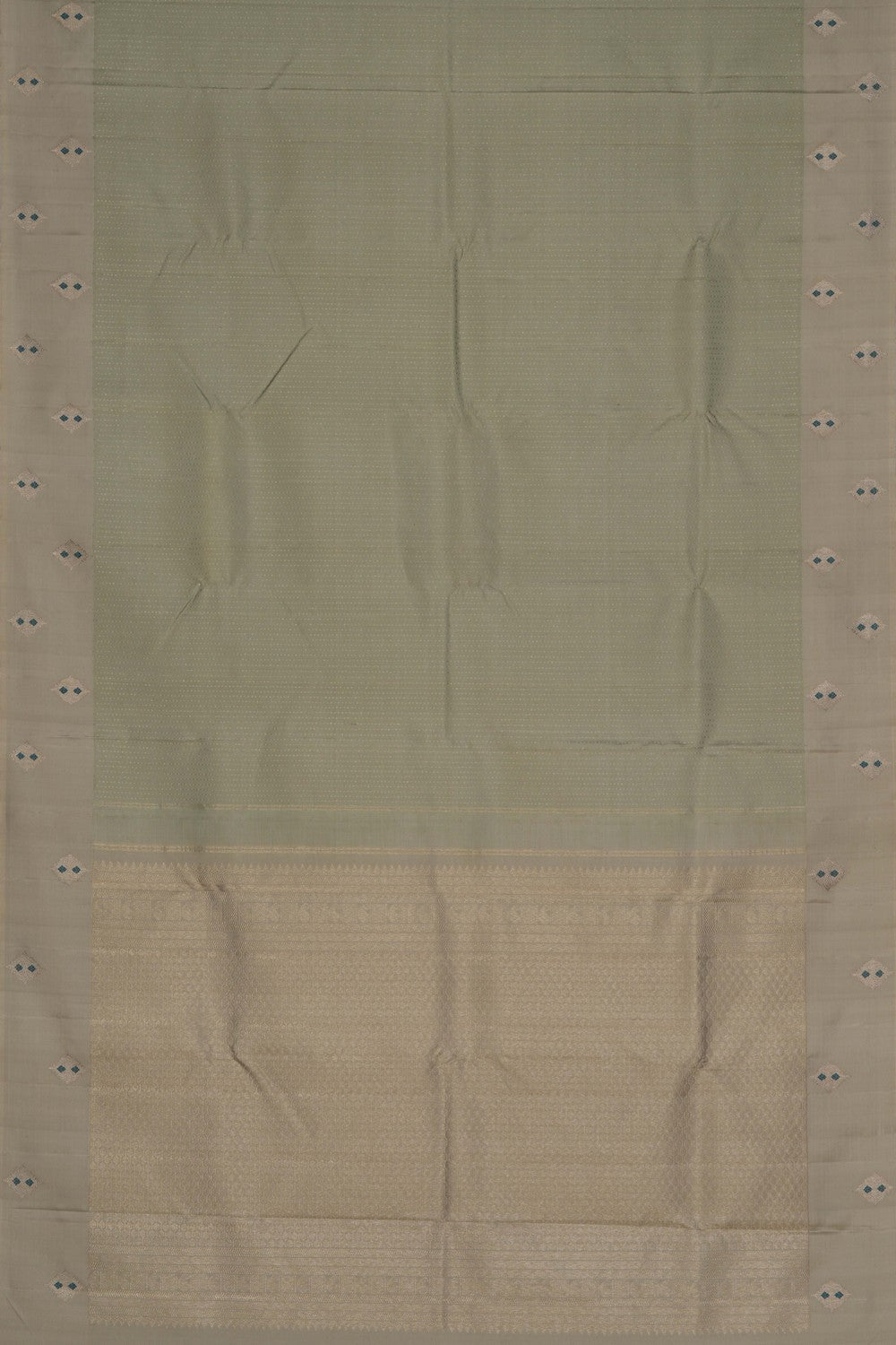 Image of Arani Silk Pista-Green Saree