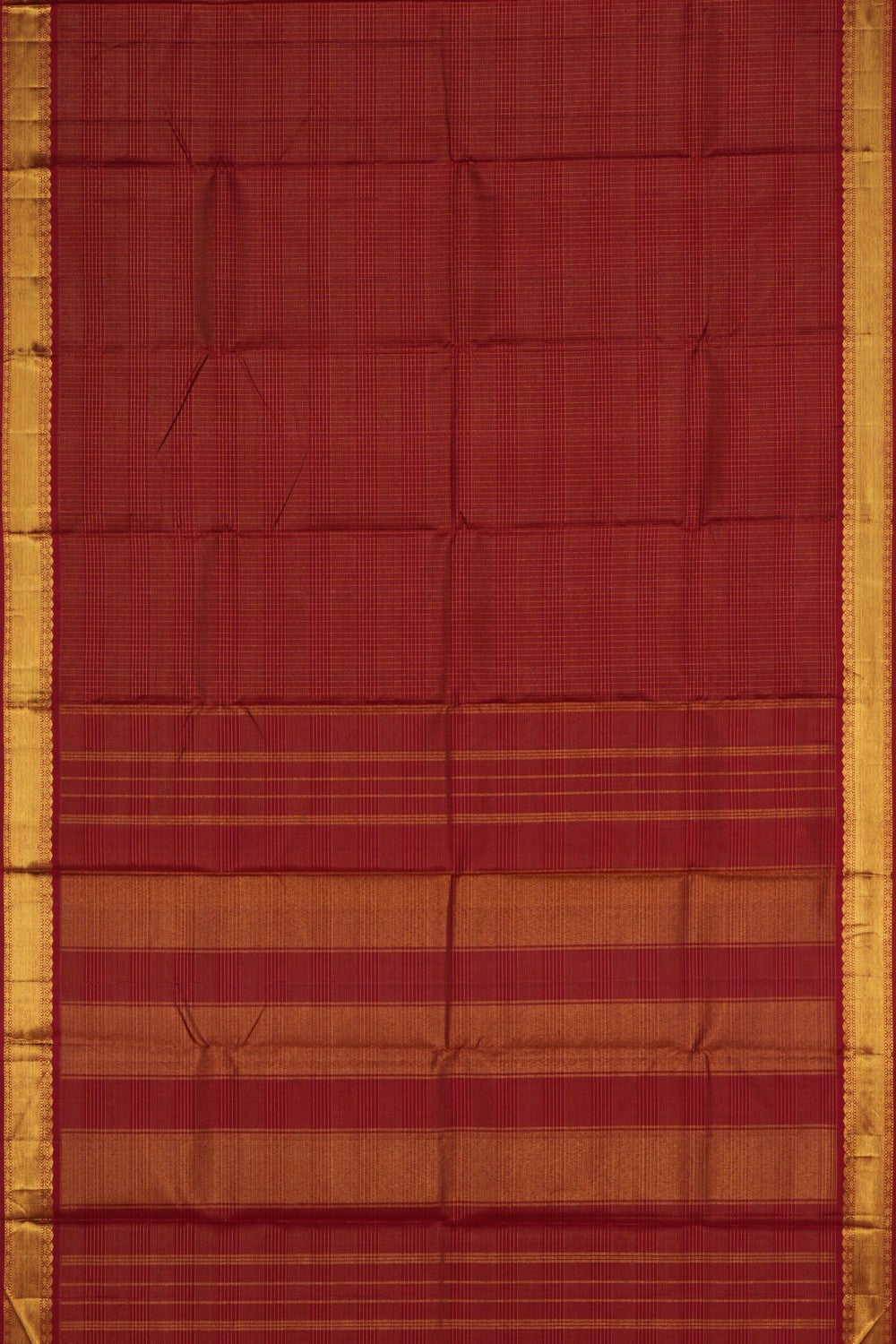 Image of Arani Silk Red Saree