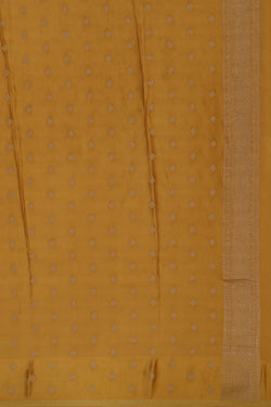 Image of Banarasi Satin Silk Mustard Saree