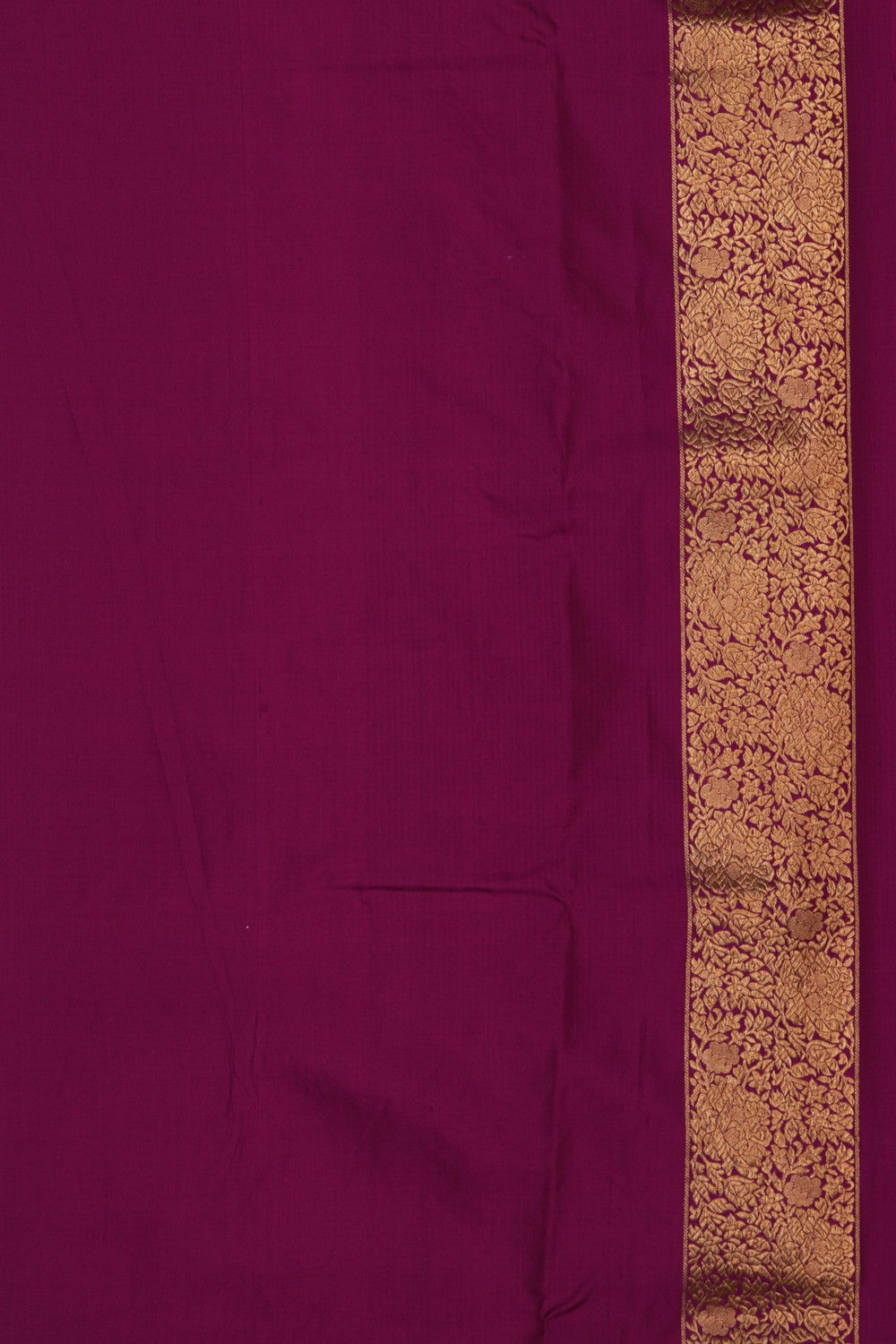 Image of Banarasi Silk Magenta Pink Saree