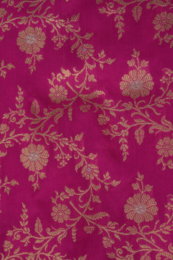 Image of Banarasi Katan Silk Pink Saree