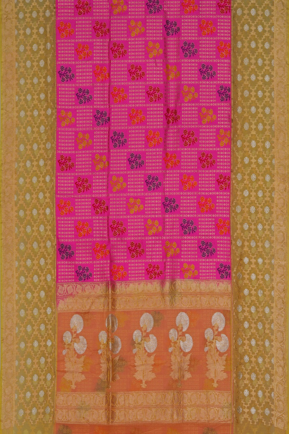 Banarasi Silk Pink Saree