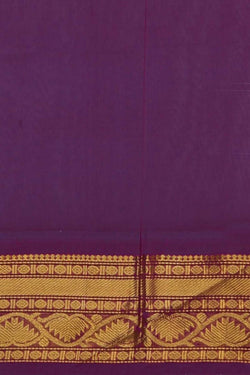Image of Gadwal Cotton Off-White Saree