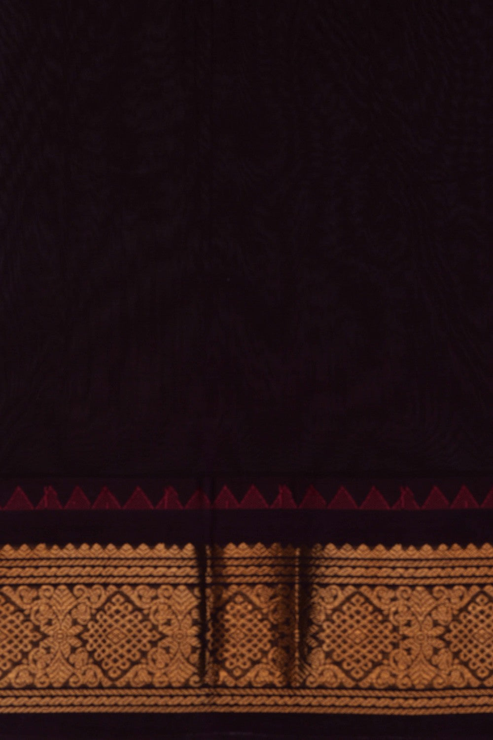 Gadwal Cotton Purple Saree