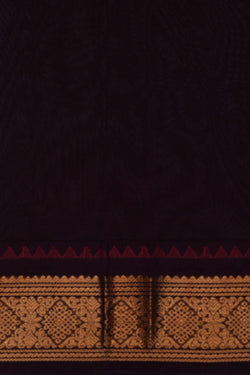 Image of Gadwal Cotton Purple Saree