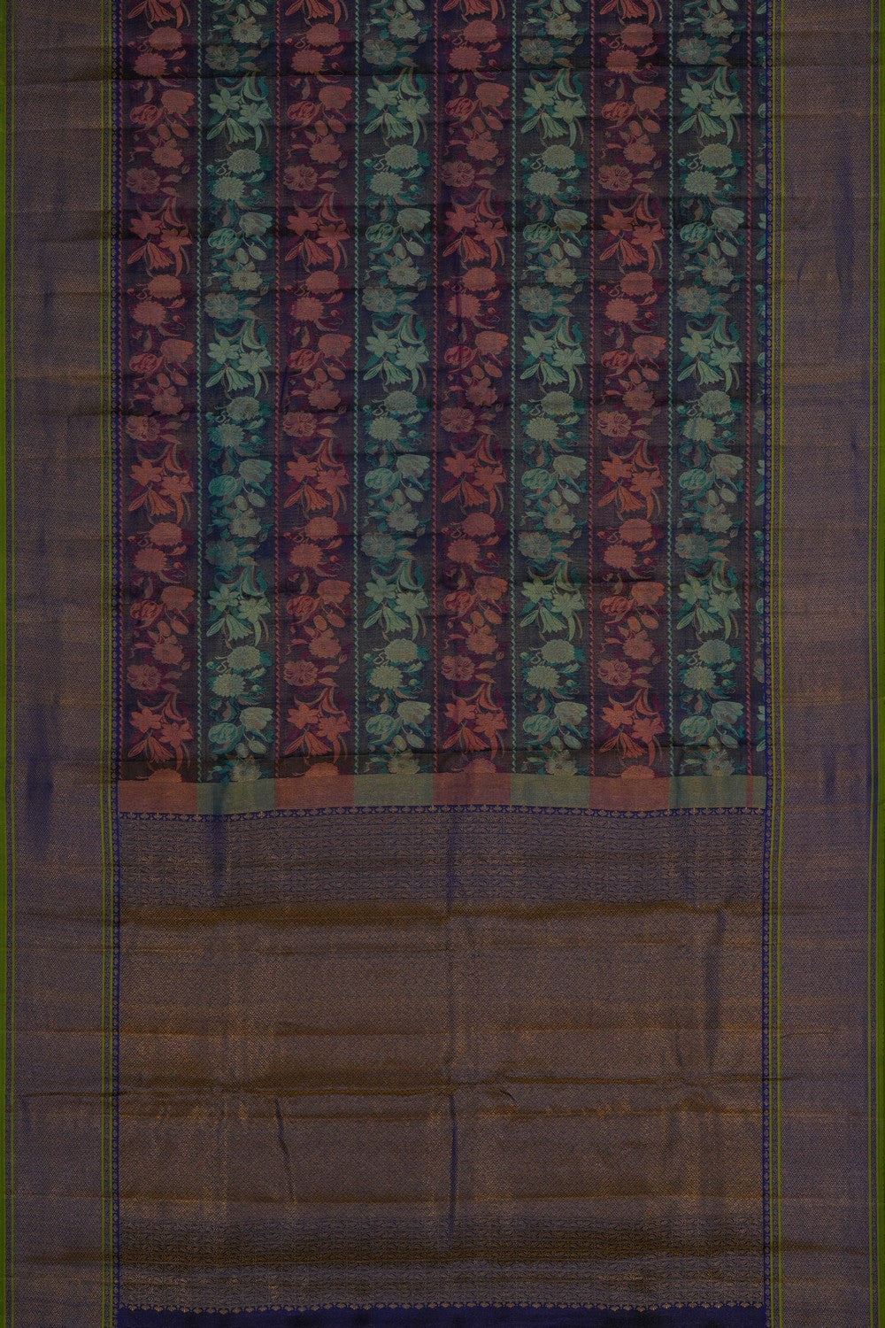 Arani Silk Navy Blue Saree