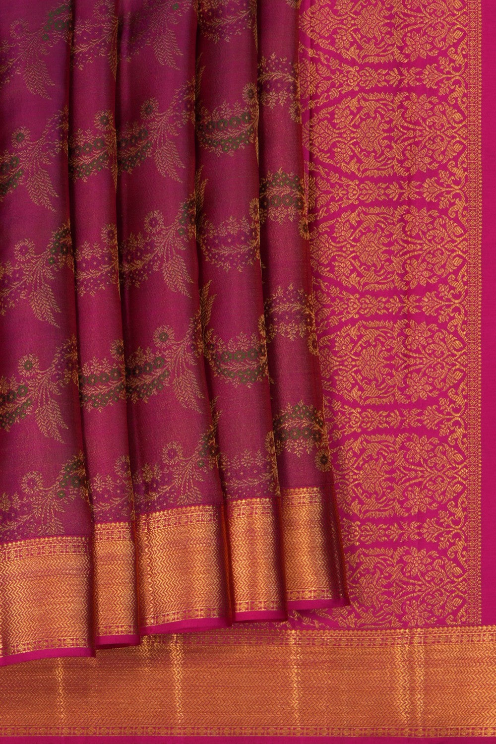 Image of Arani Silk Pink Saree
