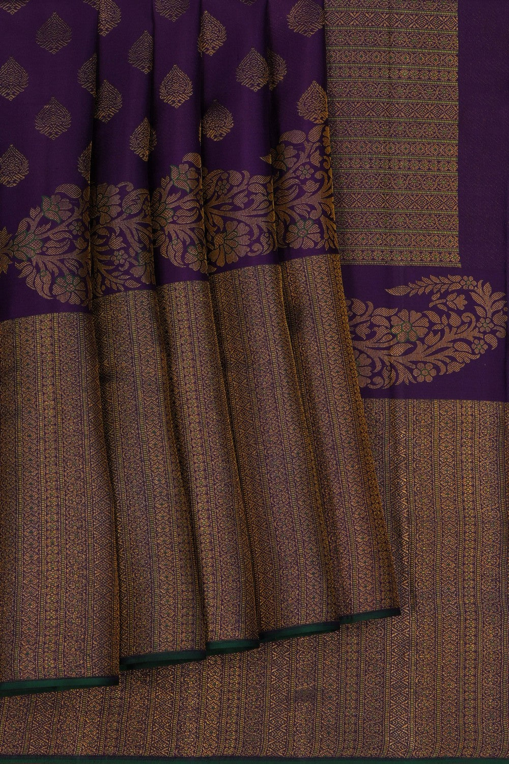 Arani Silk Purple Saree