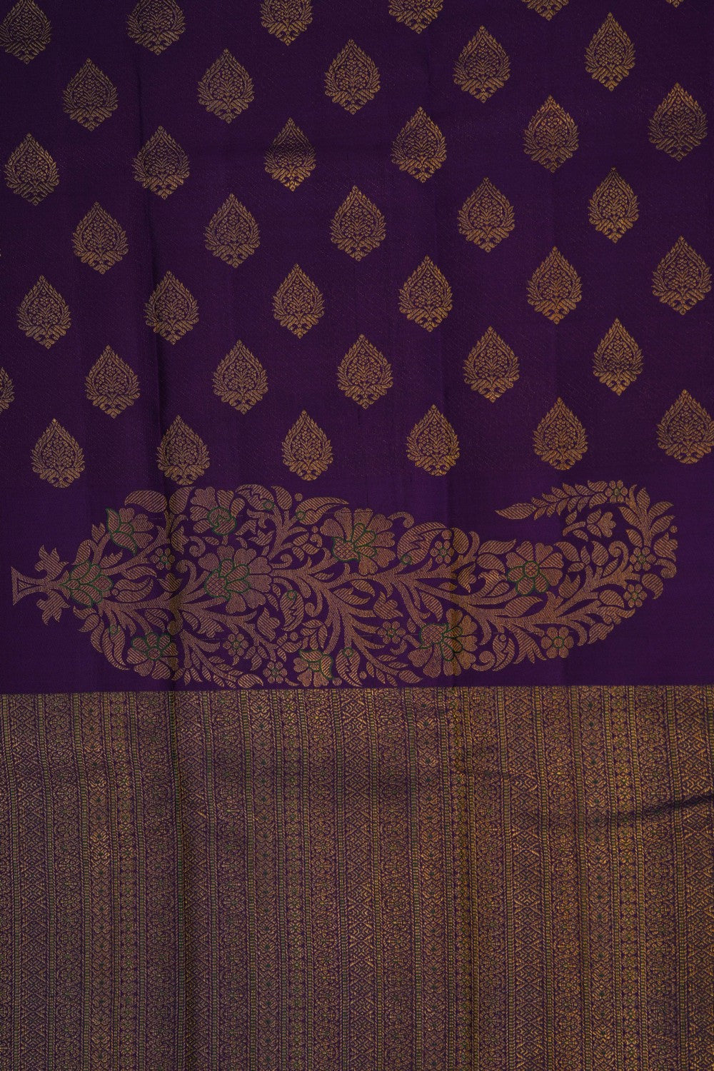 Arani Silk Purple Saree