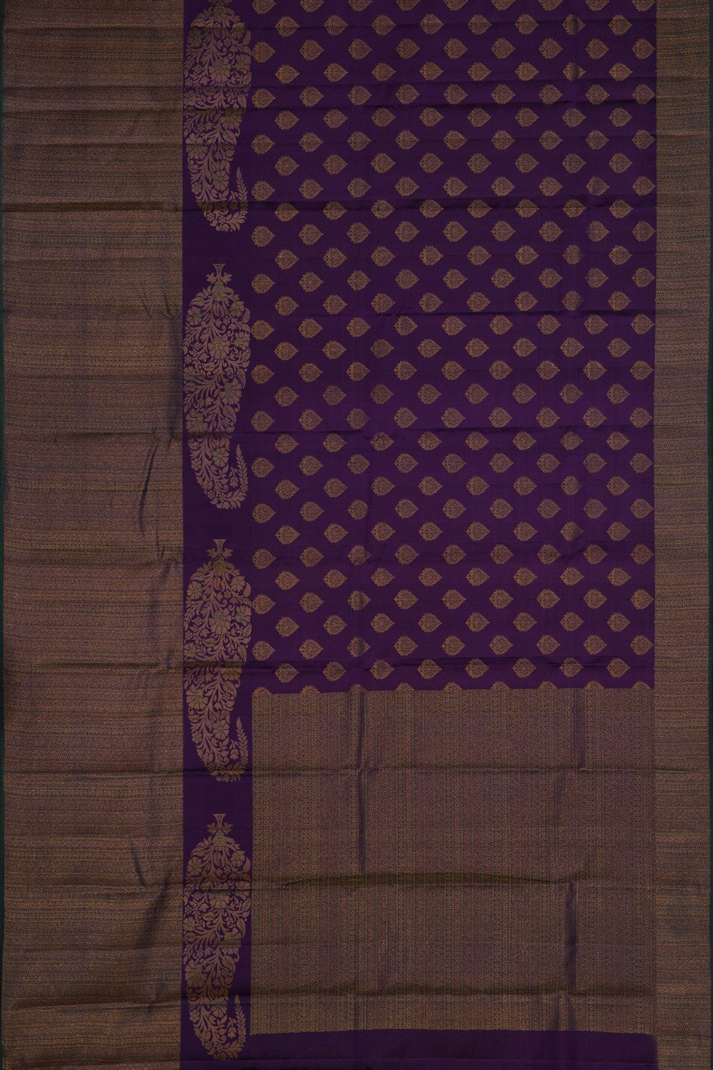 Image of Arani Silk Purple Saree