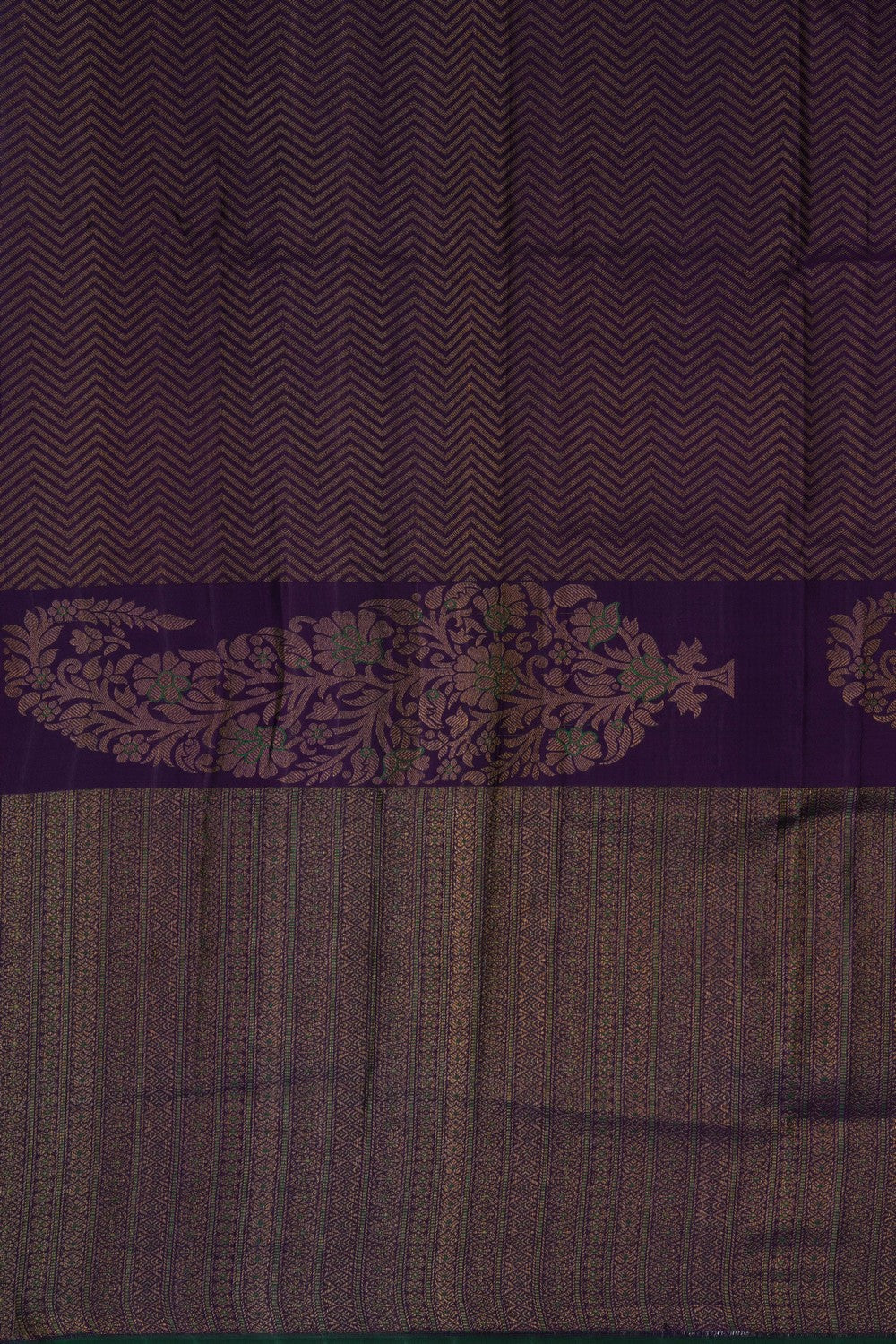 Image of Arani Silk Purple Saree