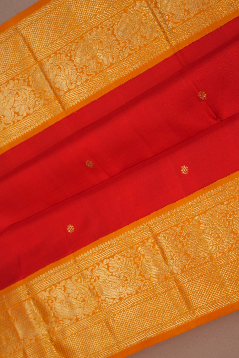Image of Arani Silk Red Saree