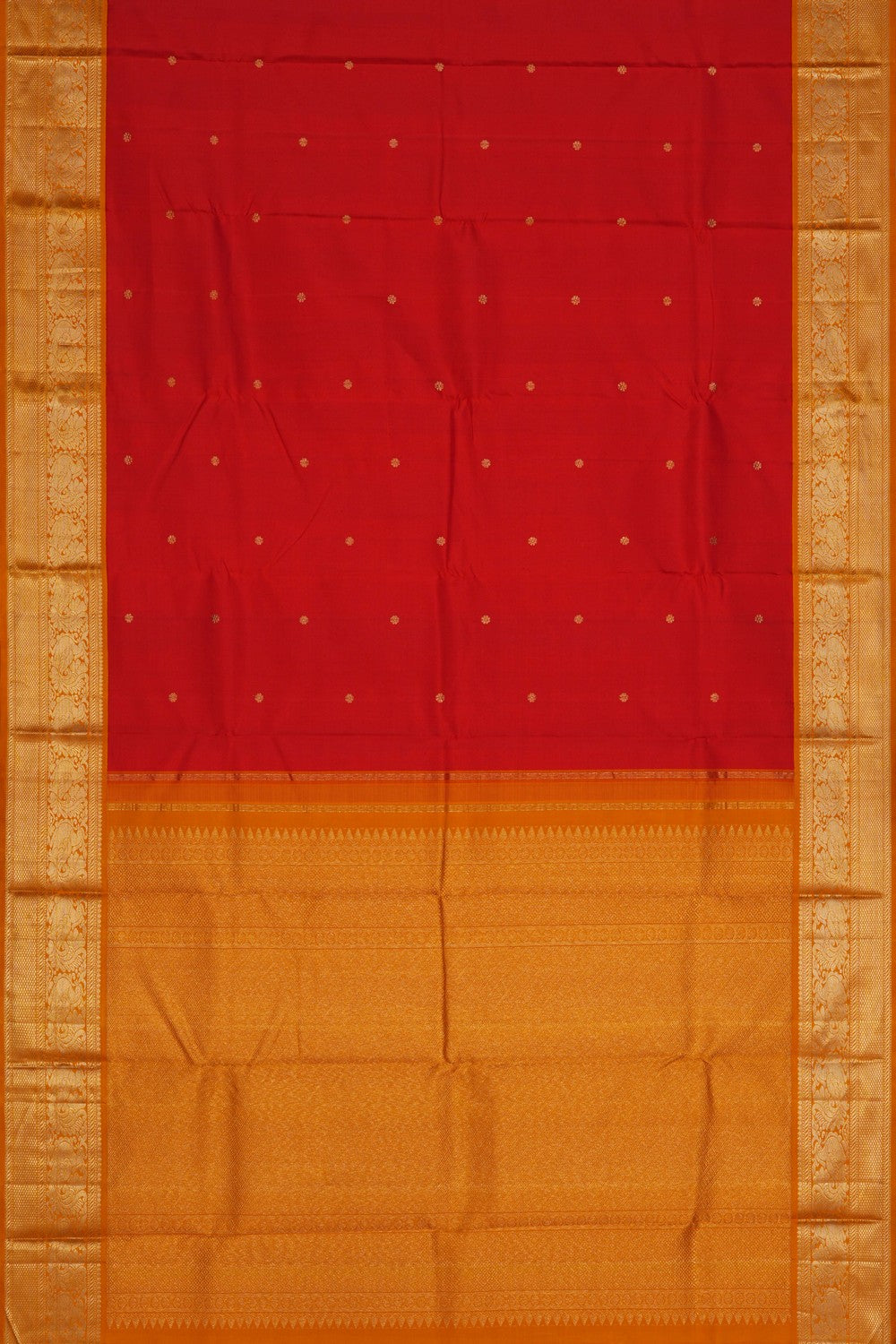 Image of Arani Silk Red Saree