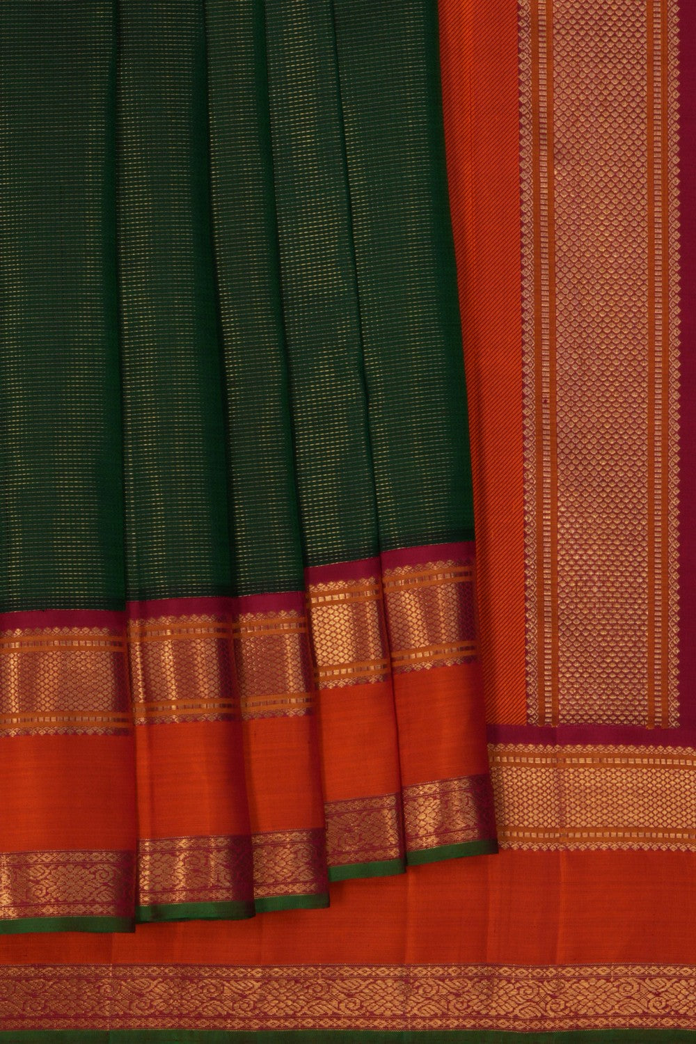 Image of Arani Silk Green Saree