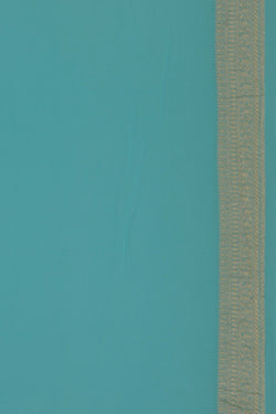 Image of Banarasi Chiffon Ice Blue Saree