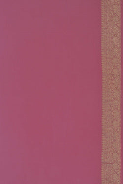 Image of Banarasi Chiffon Pink Saree