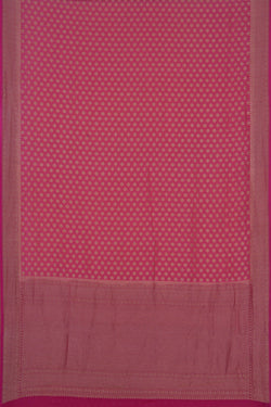 Image of Banarasi Chiffon Pink Saree