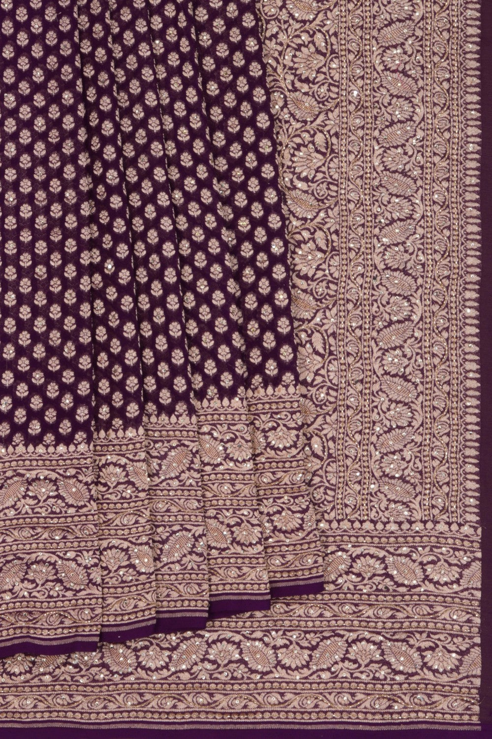 Banarasi Georgette Embroidery Saree