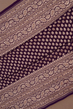 Image of Banarasi Georgette Embroidery Saree